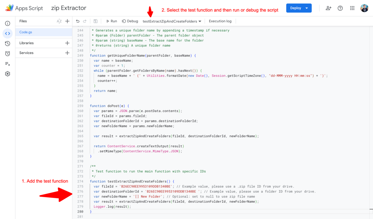 Using Google Apps Script To Unzip .Zip Files - Automate Folder Creation ...