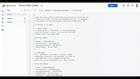 Auth Script Walkthrough GIF