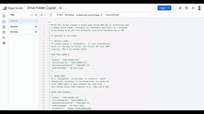 Auth Script Walkthrough GIF 